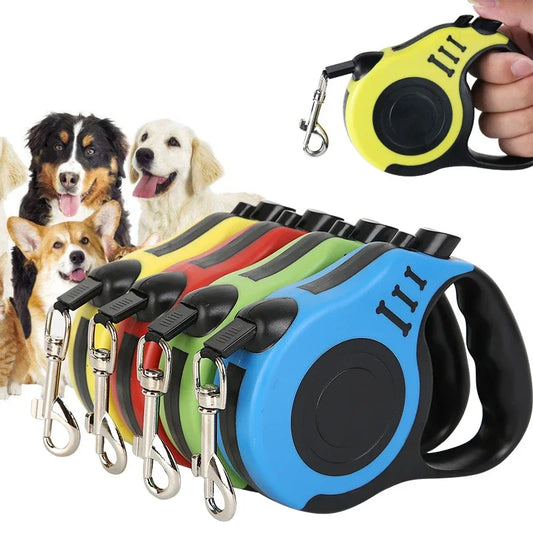 Automatic Retractable Dog Leash - Dual Size Options with Brake & Lock Safety System